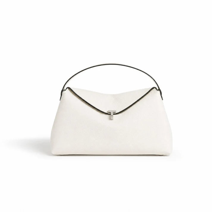 Structured PU Leather Shoulder Bag With Detachable Adjustable Convertible Strap