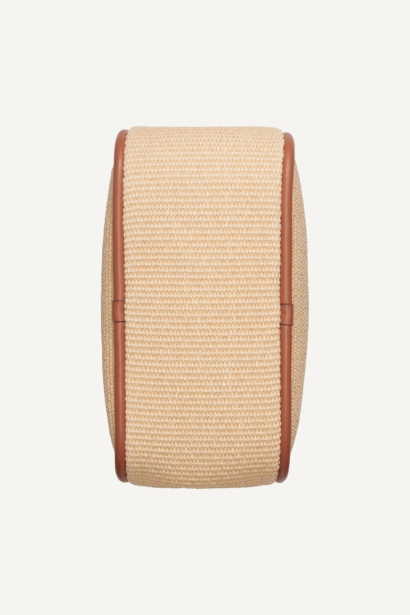 Trimmed Woven Straw Hobo Bag Equipped With Dual Handles and Detachable Crossbody Strap