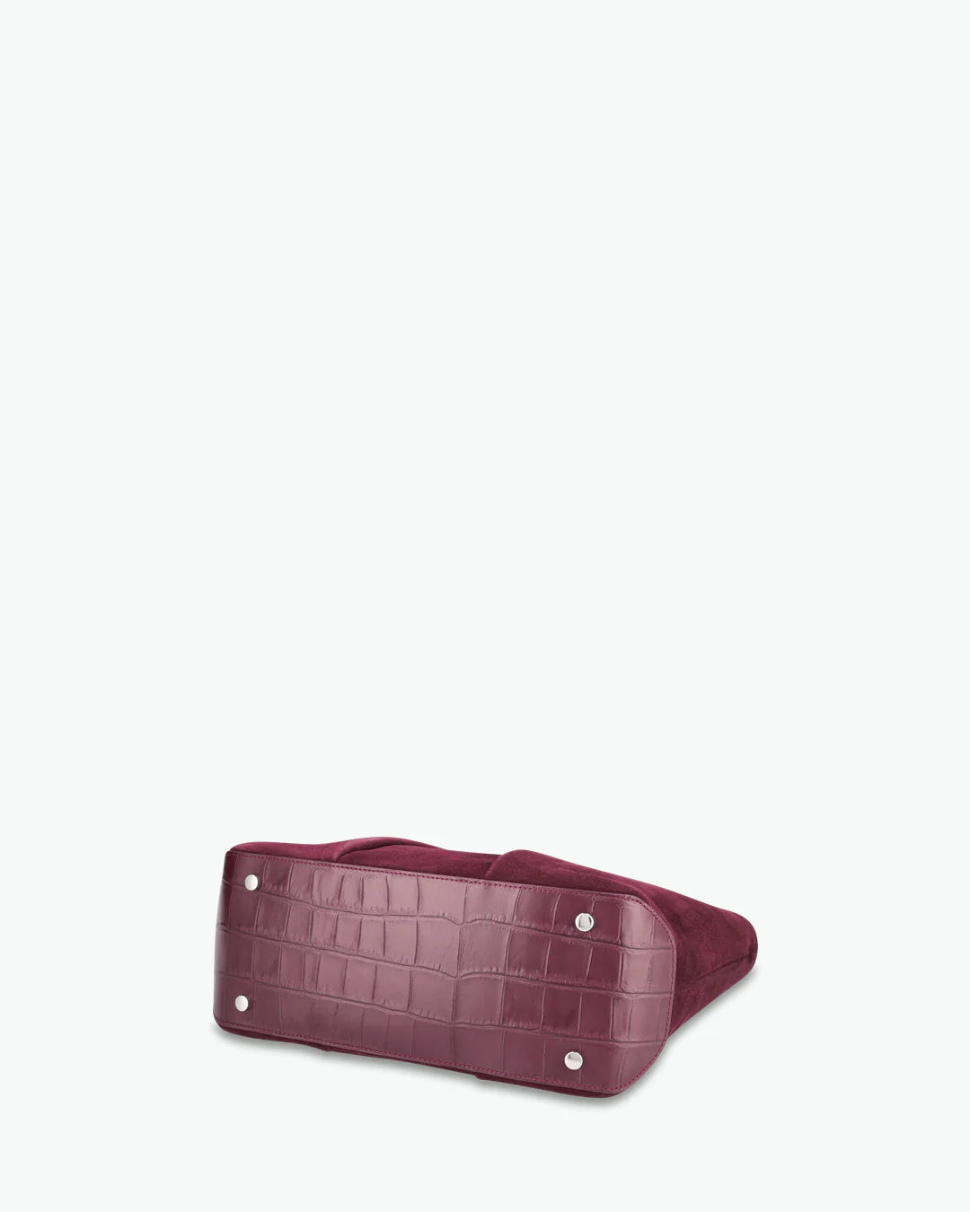 Compact Mini Tote Velvet Bag With Reinforced Base, Dual Carry Handles and Adjustable Crossbody Strap